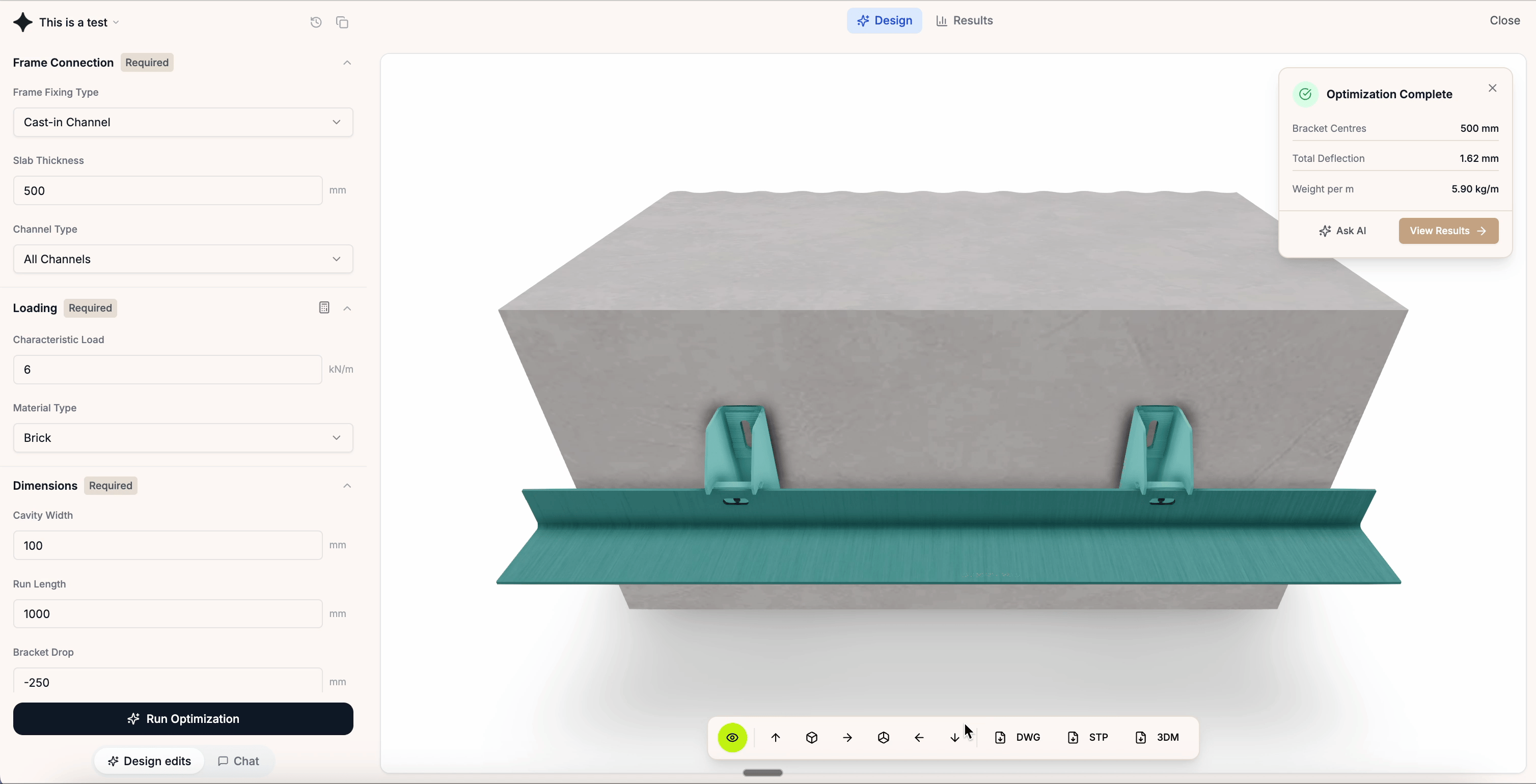 Interactive 3D model visualization